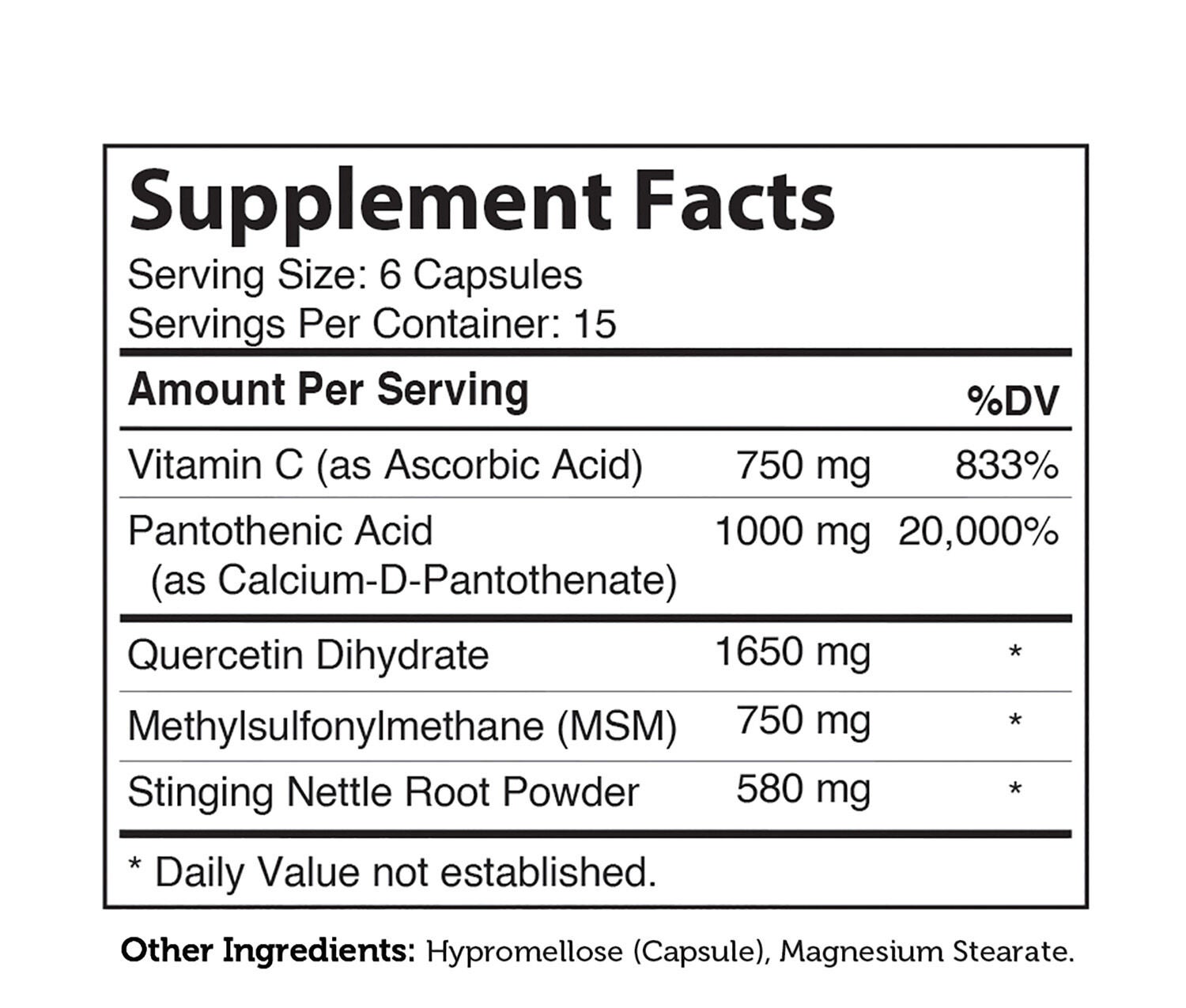 AllerBreez&trade; - 90 Capsules (15 Servings)